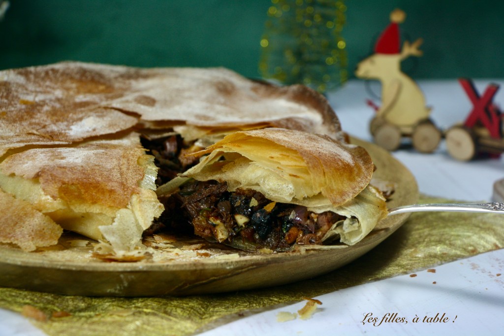 Pastilla au confit de canard