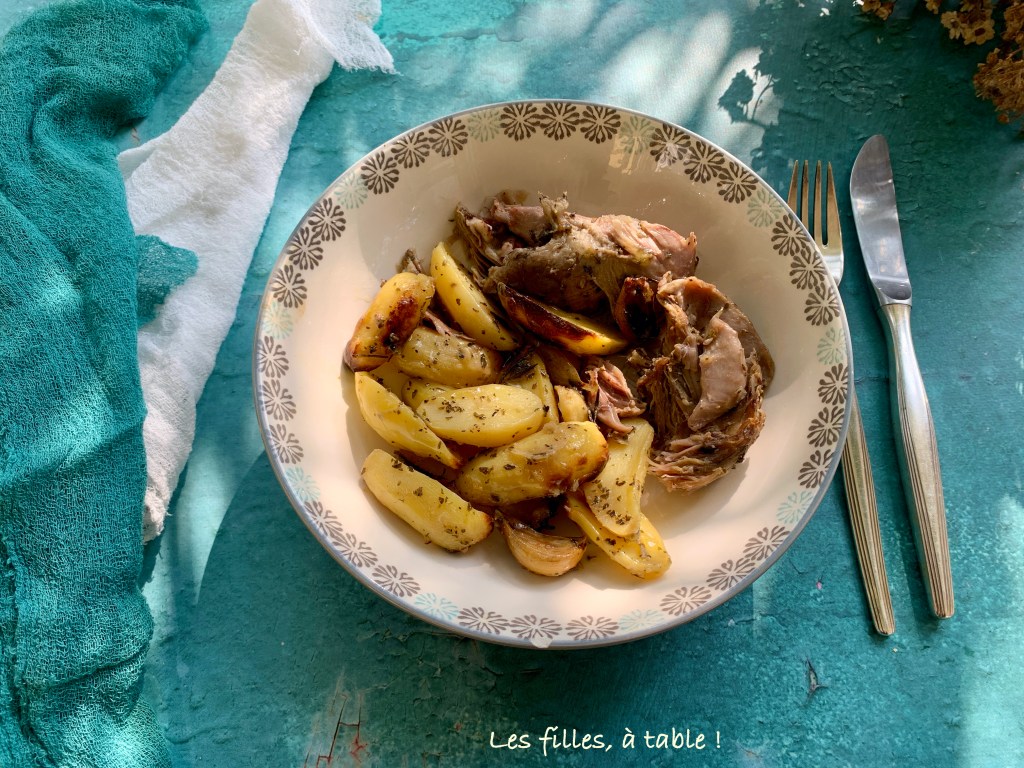 Agneau au four à la grecque