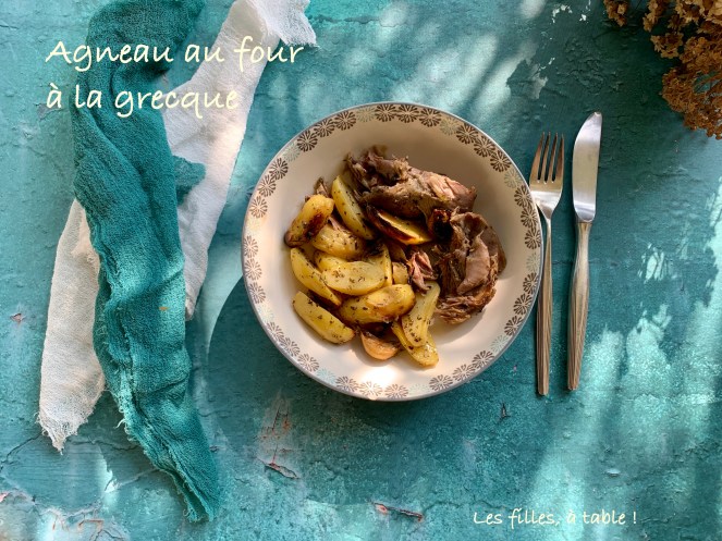 Agneau au four à la grecque 