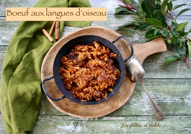 Boeuf aux langues d'oiseau