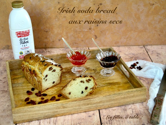 Irish soda bread aux raisins secs