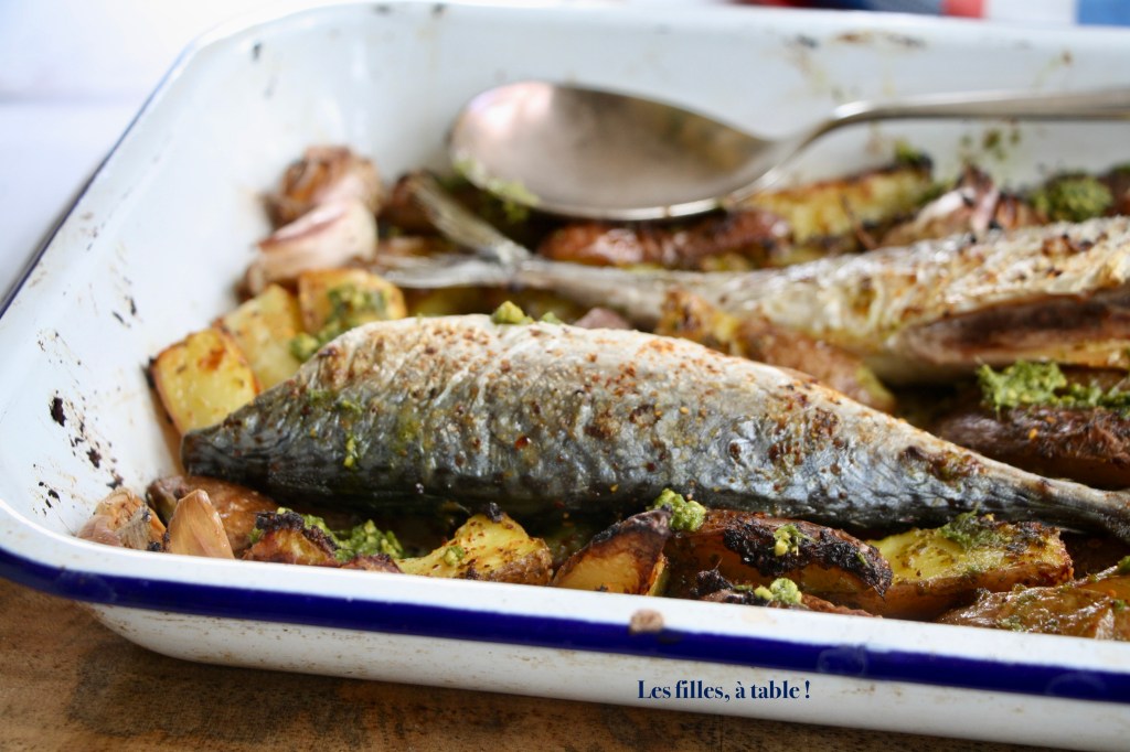 Maquereaux aux pommes de terre et pesto