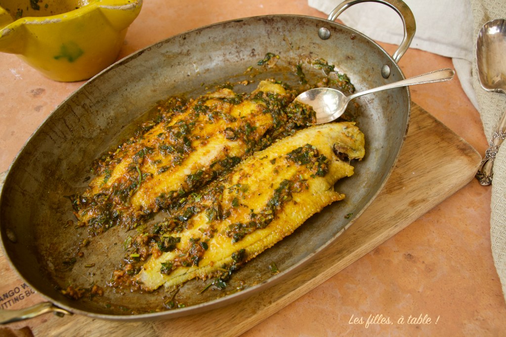 Soles meunières à la chermoula