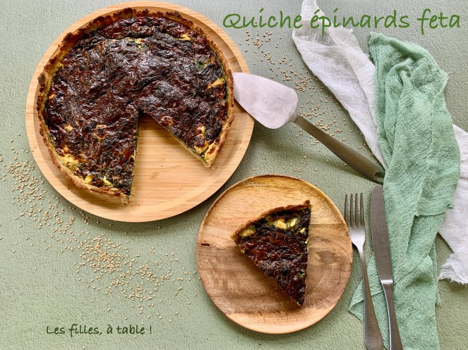 Quiche aux épinards et feta
