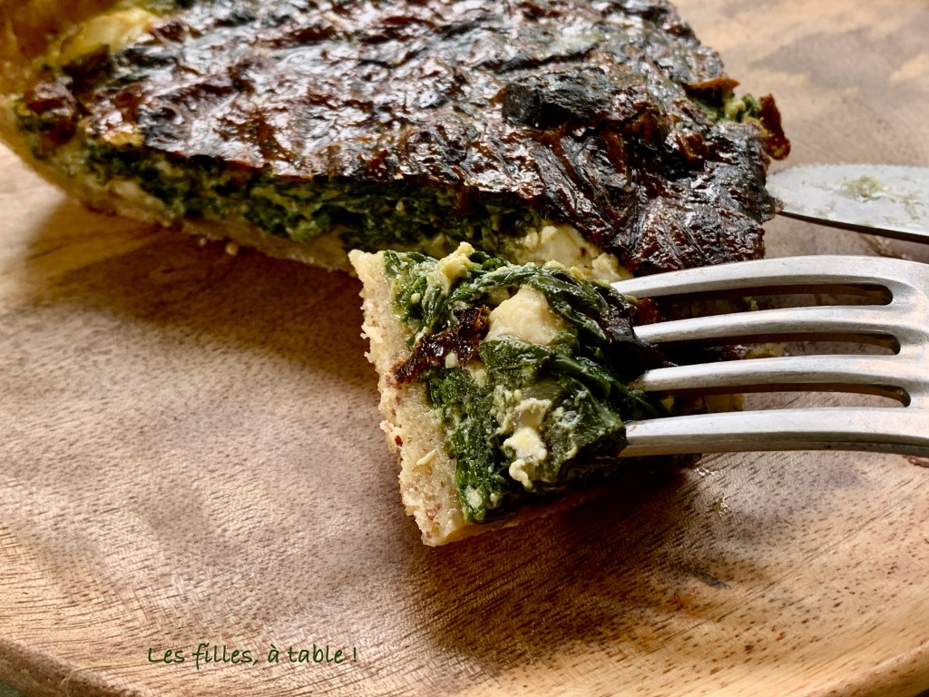 Quiche aux épinards et feta